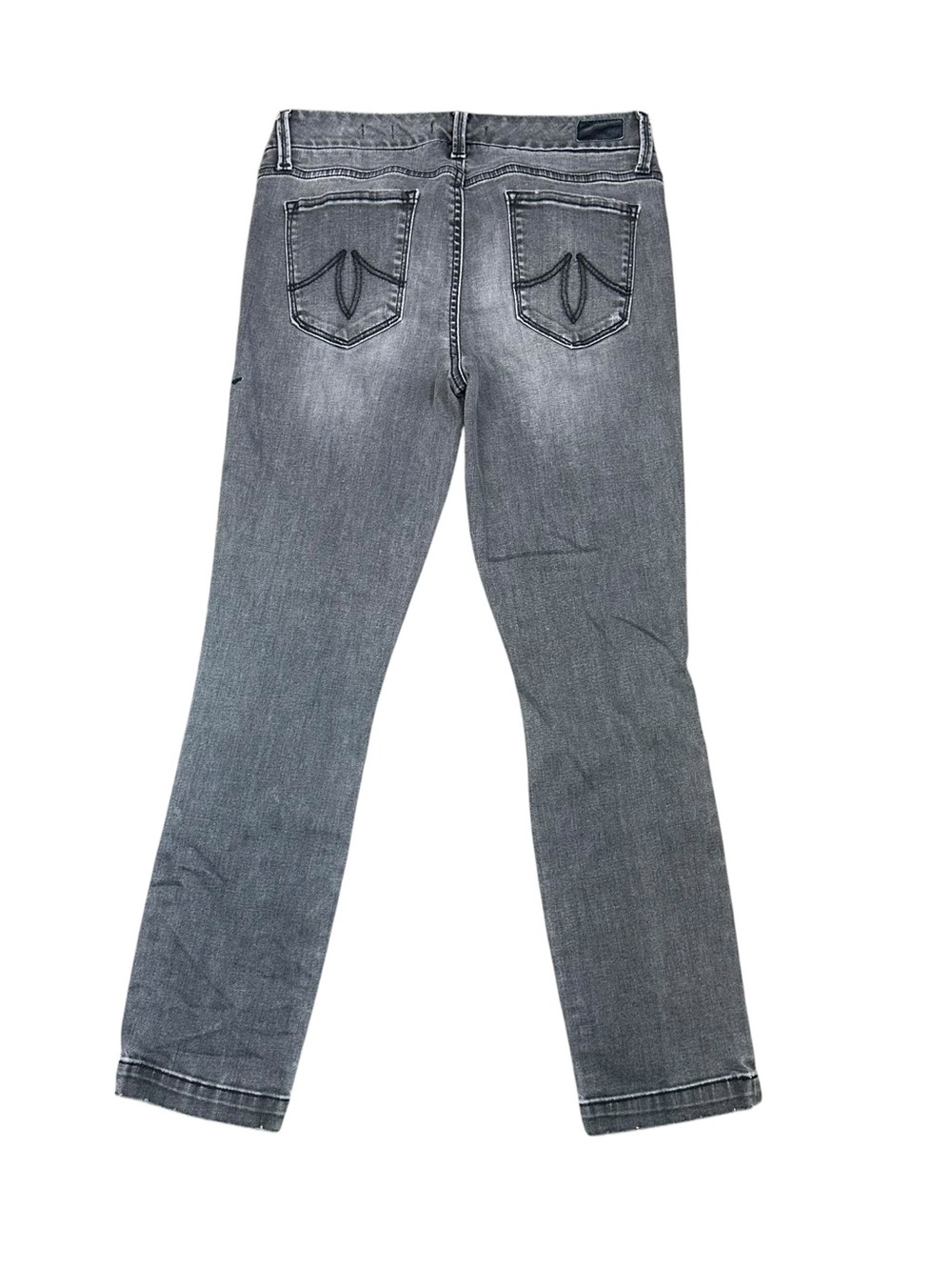 Level 99 Lily Crop Skinny Straight Jeans Charcoal Size 28
